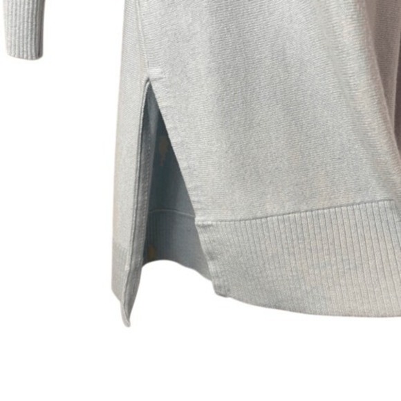 SOFT SURROUNDINGS Light Blue Sweater Tunic, Large - Picture 3 of 8